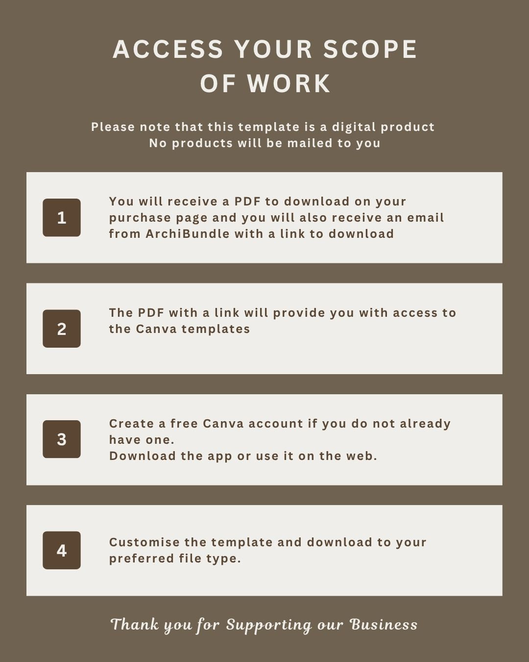 Scope of Work | Interior Design Editable Template