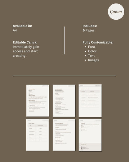Scope of Work | Interior Design Editable Template