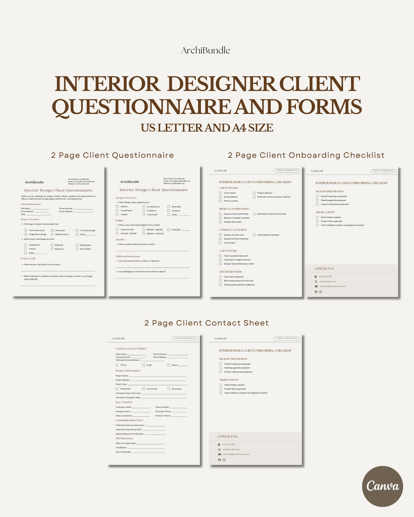 Client Management Kit for Interior Designers
