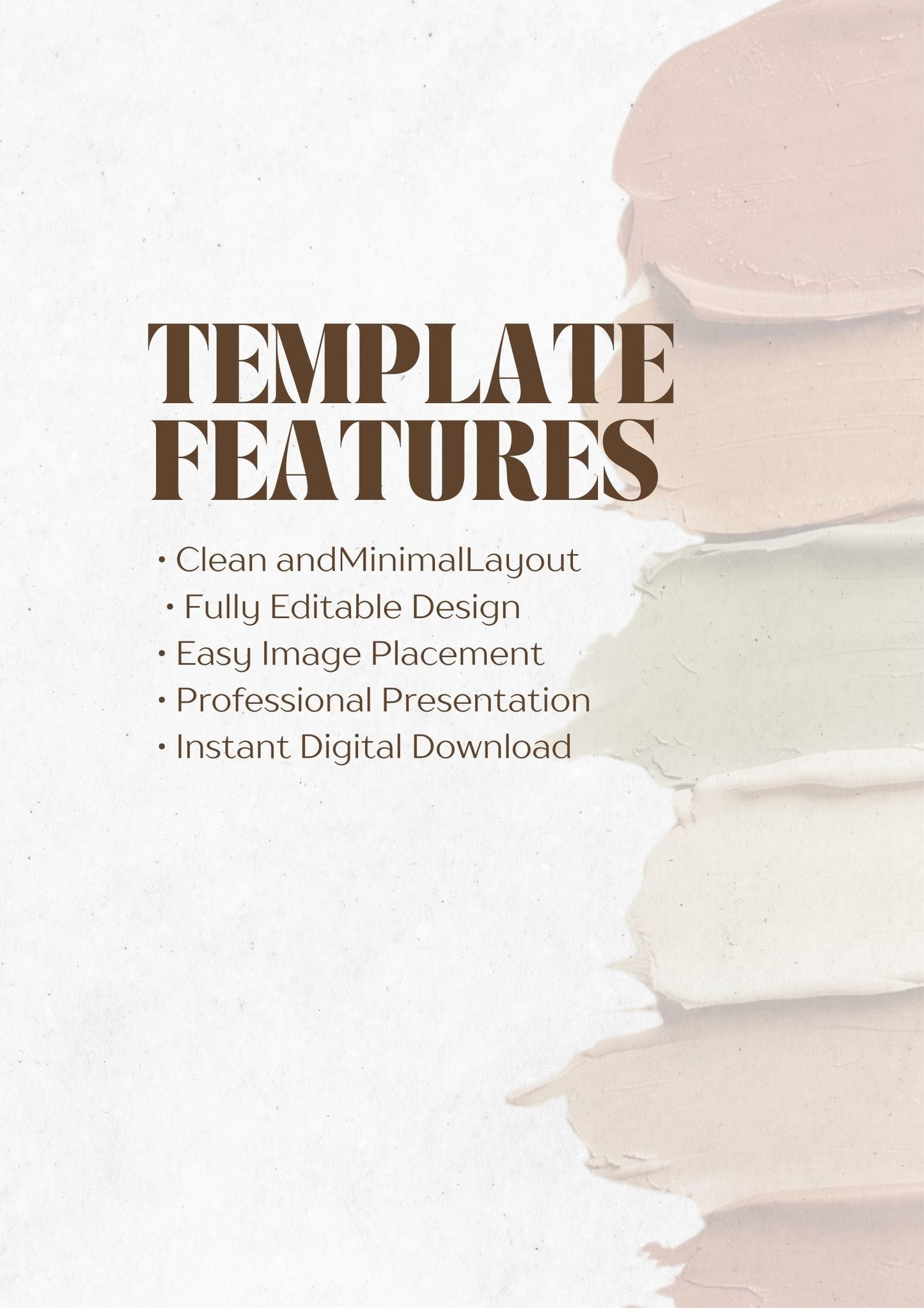 Earthy Contemporary Living Moodboard Template