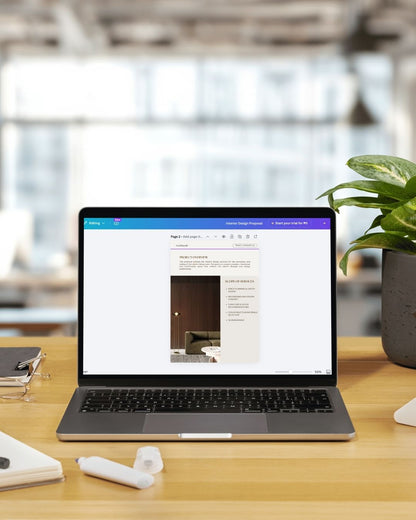 Interior Design Proposal | Editable Template