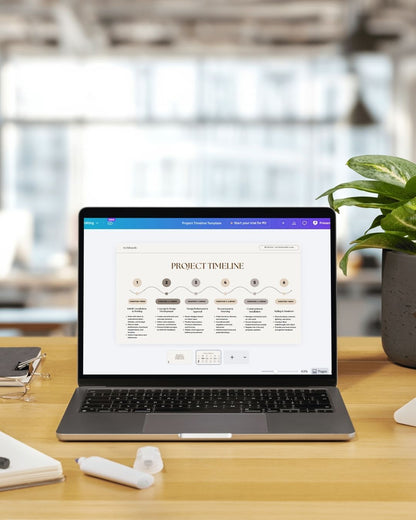 Project Timeline | Interior Design Editable Template