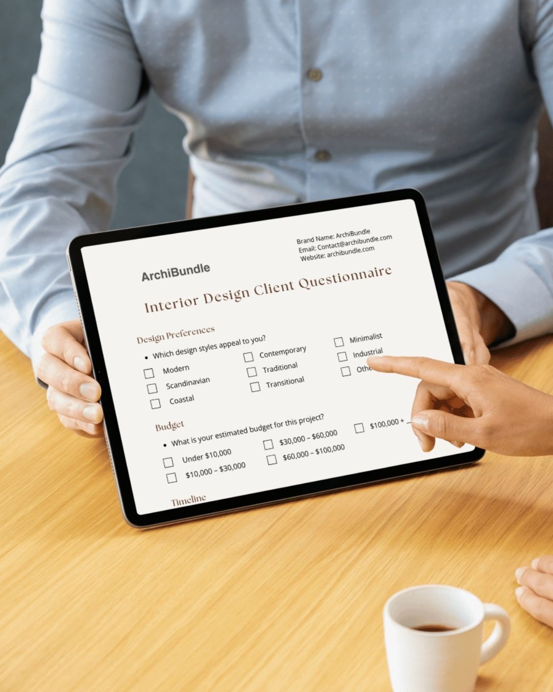 Client Questionnaire | Interior Design Editable Template