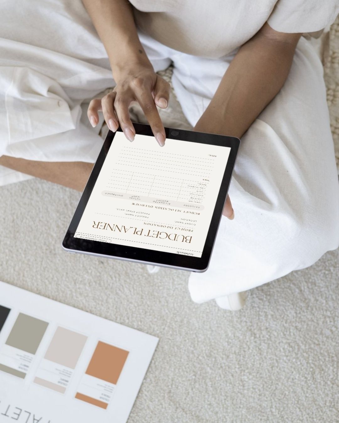 Budget Planner | Interior Design Editable Template