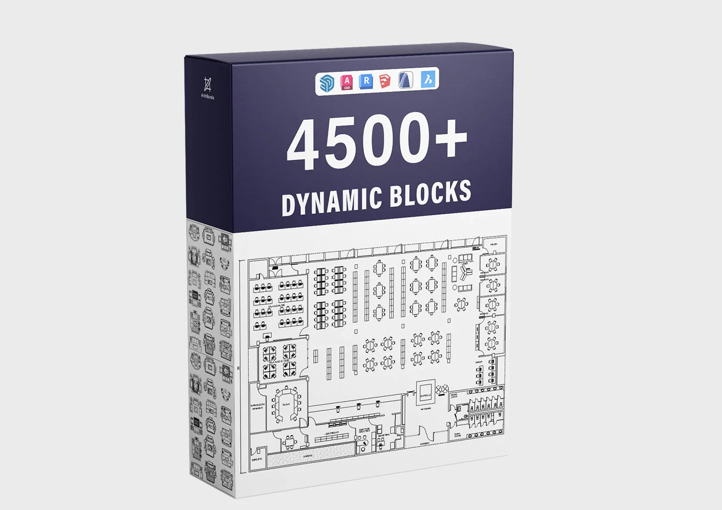 4500+ CAD & DWG Blocks Ultimate Bundle
