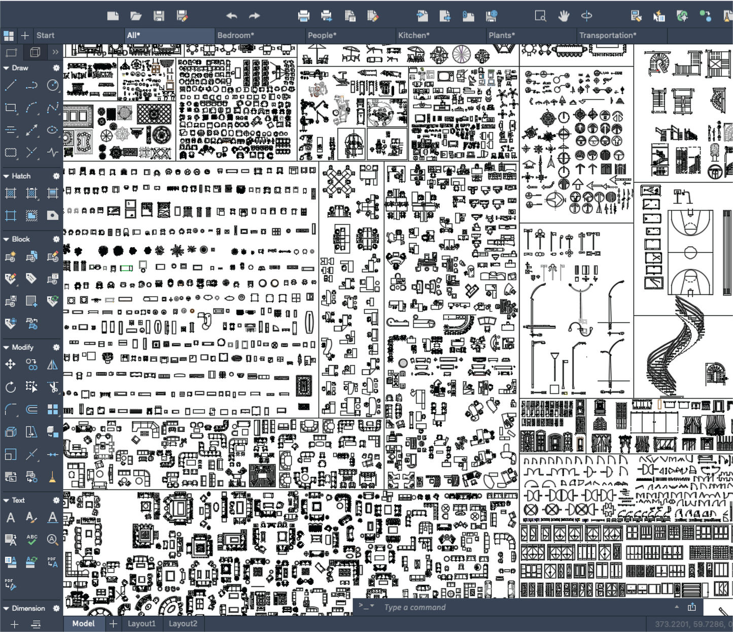 4500+ CAD & DWG Blocks Ultimate Bundle
